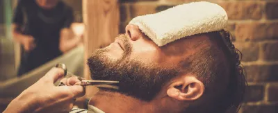 Мужская стрижка + моделирование бороды в барбершопе