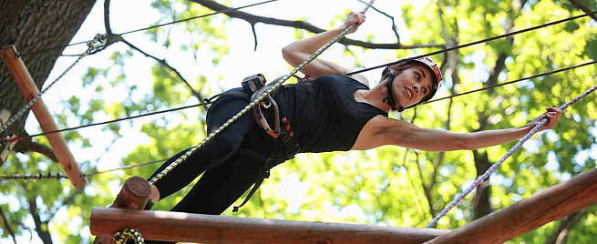 Веревочный парк для детей 