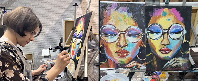 Мастер-класс «Интерьерная живопись» для двоих 