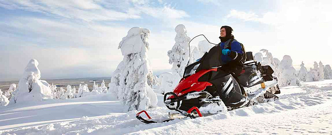 Прокат снегохода ( 1 час)