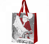 Подарочный пакет "Санта с подарками"