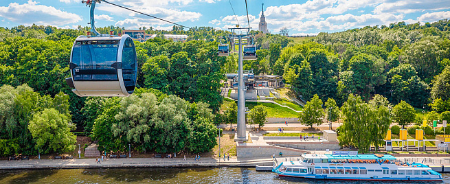 Zipline и подъем на канатной дороге для семьи