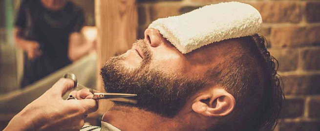 Мужская стрижка + моделирование бороды + спа уход в барбершопе