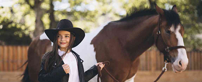 Верховая езда с фотосессией для детей