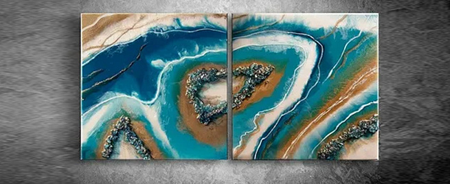 Мастер-класс «Эпоксидная смола» для компании 