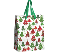 Подарочный пакет "Ёлочки" (20х30см)
