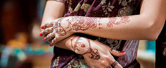 Body Art Рисунок хной 