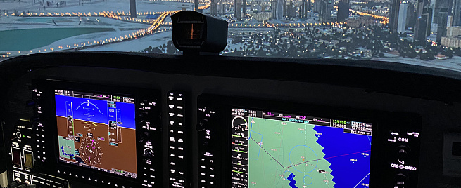 Полет на авиатренажере Cessna 172