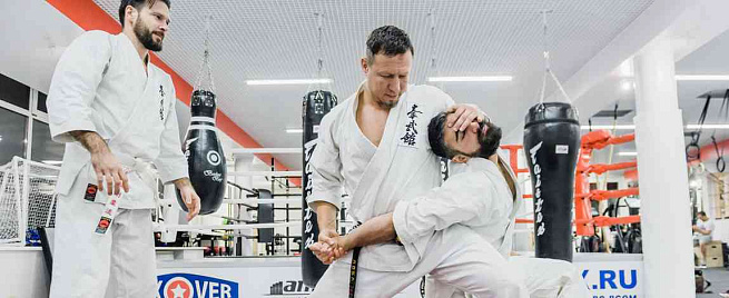 Тренировка по дзюдо