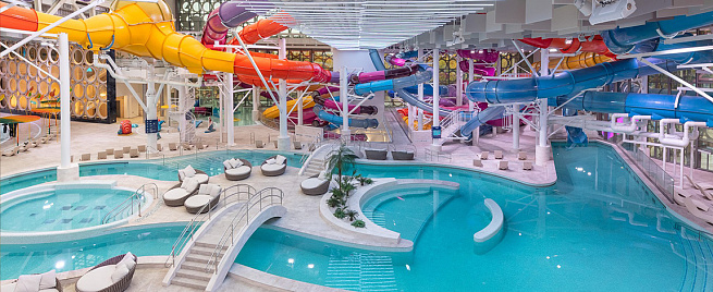 День в аквакомплексе «Лужники» для двоих