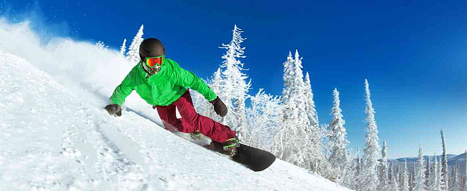 Катание на сноуборде