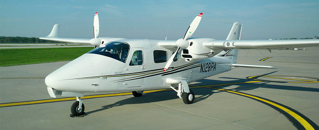 Полет на самолете Tecnam P2006 Twin для двоих продолжительный