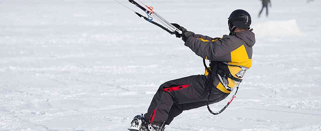 Зимний кайтинг