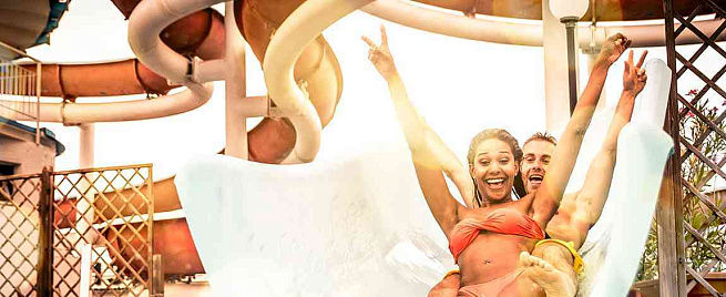 День в аквапарке для двоих